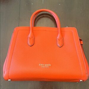 Kate Spade medium knott Orange Satchel
